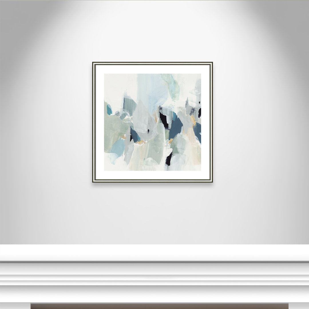 Little Talks III' by Isabelle Z - Painting Print Casa Fine Arts Size: 28.75" H x 28.75" W x 0.88" D Format: Silver Framed Paper