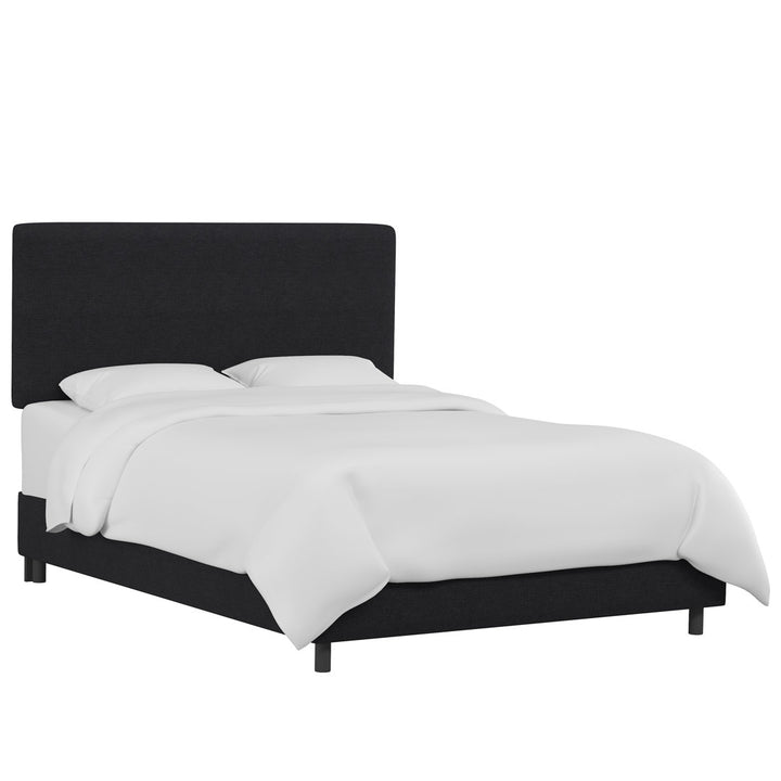 Pyburn Upholstered Low Profile Platform Bed Mercury Row® Color: Linen Black Size: King