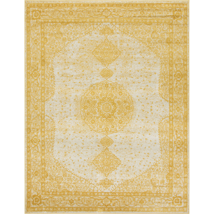 Oriental Yellow Area Rug Charlton Home® Rug Size: Rectangle 4'1" x 6'1"