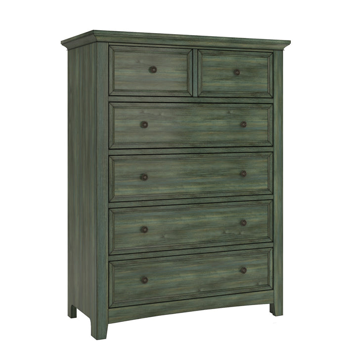 Kingery 6 - Drawer Dresser Three Posts™ Color: Dark Sea Green