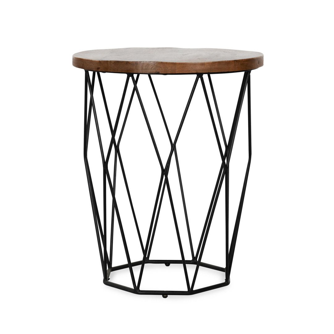 Lupi Drum End Table Mercury Row®