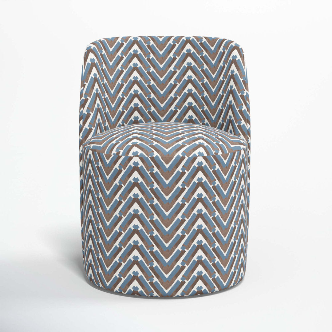 Begonia Dining Chair Joss & Main Upholstery Color: Stroke Ocean Chevron