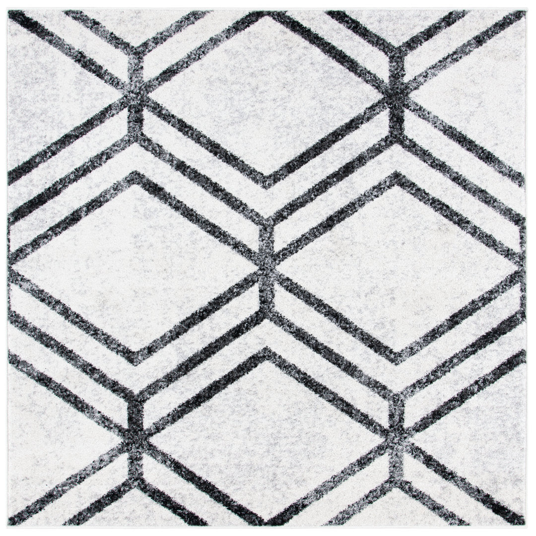 Wyckhoff Performance Geometric Rug Union Rustic Rug Size: Square 6'