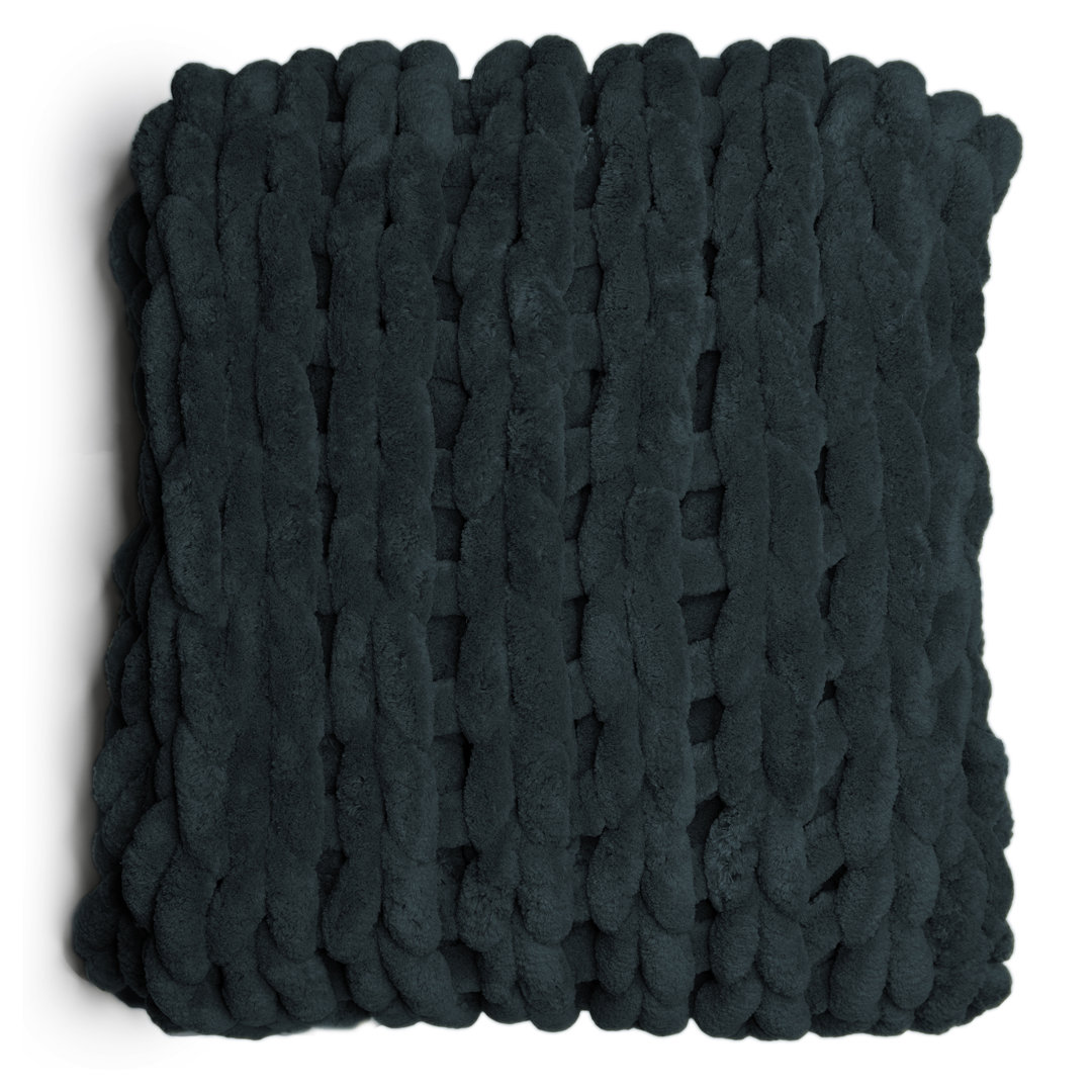 Chenille Knitted Chenille Throw Donna Sharp Color: Peacock