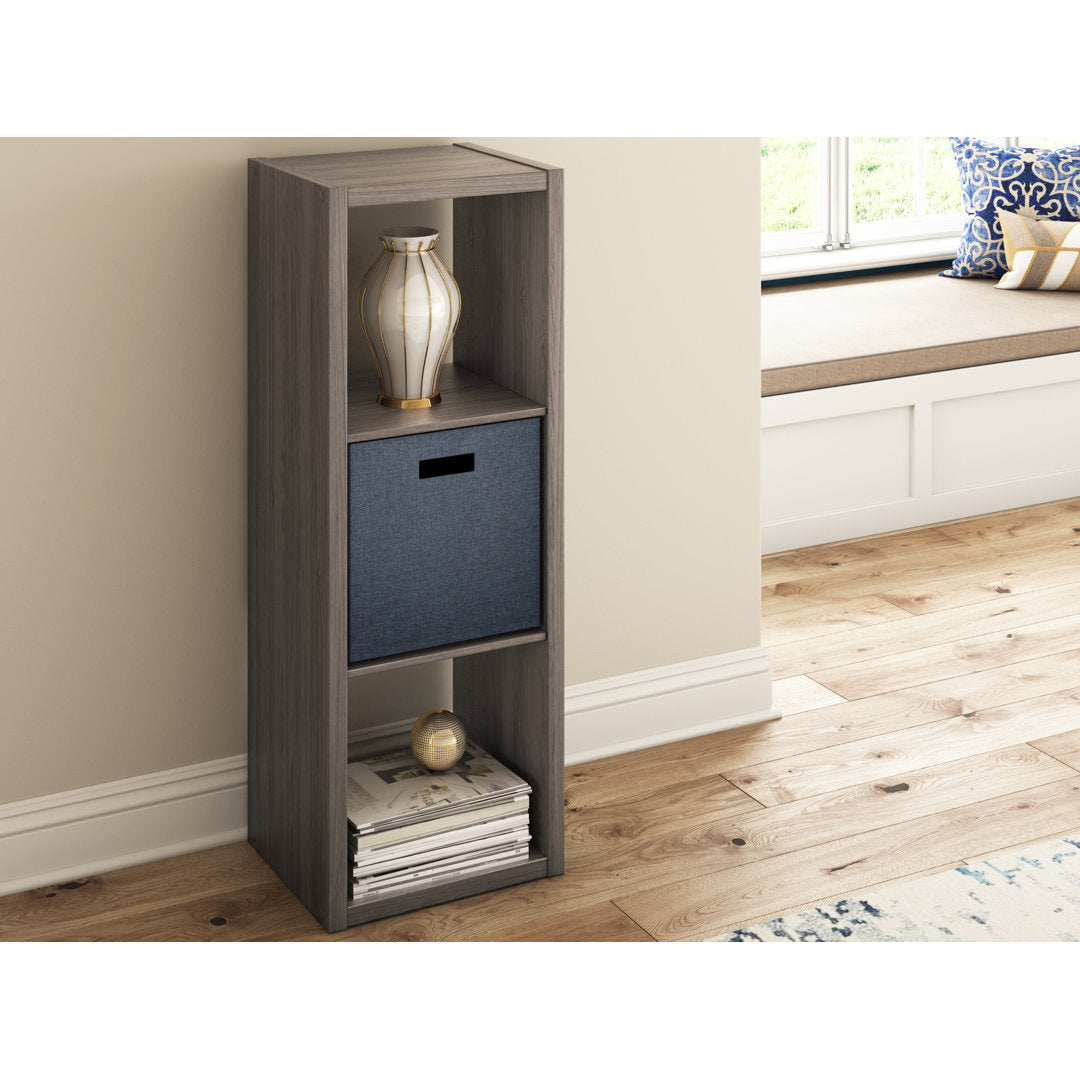 ClosetMaid 43.98" H x 15.87" W Cube Bookcase ClosetMaid Color: Graphite Gray