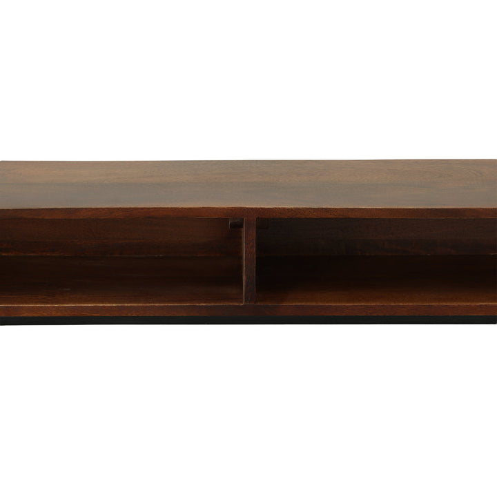 Kendriel 42" Console Table 17 Stories Table Top Color: Chestnut