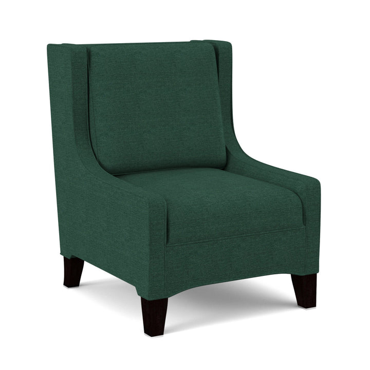 Lucy 26" W Slipper Chair Edgecombe Furniture Body Fabric: Antic Jade