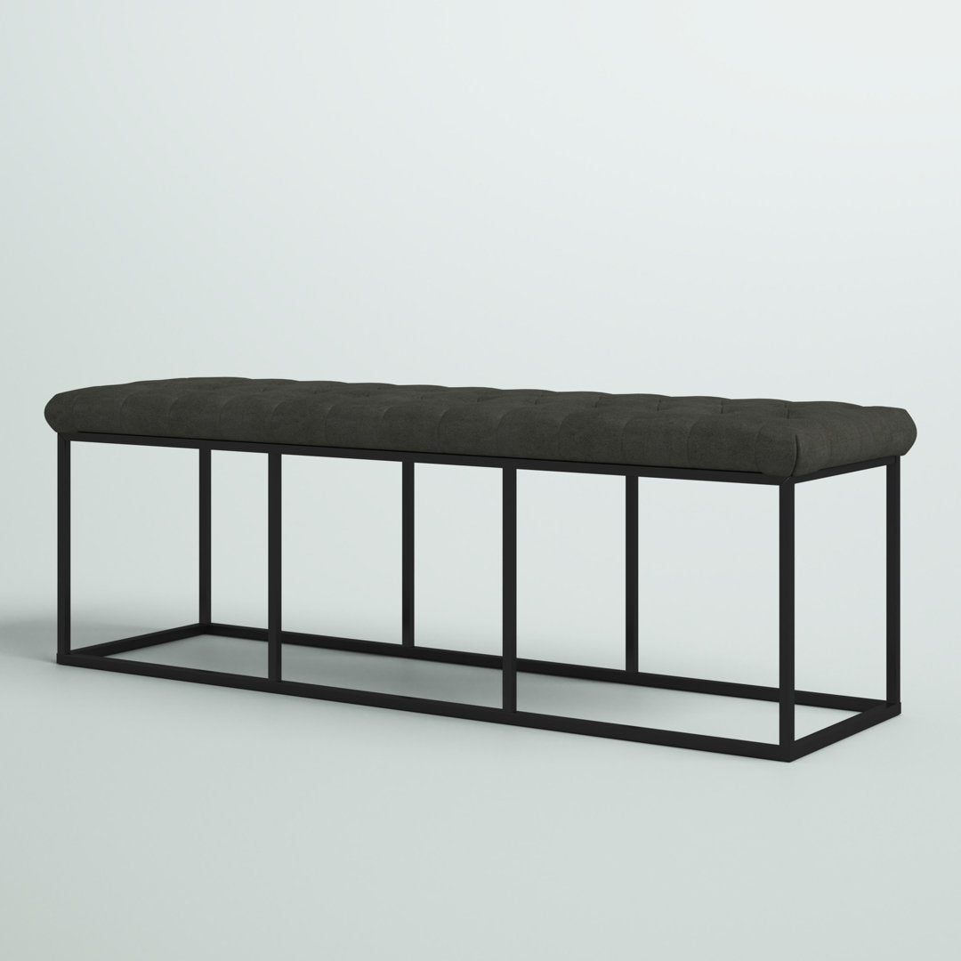 Darren Faux Leather Bench Trent Austin Design®