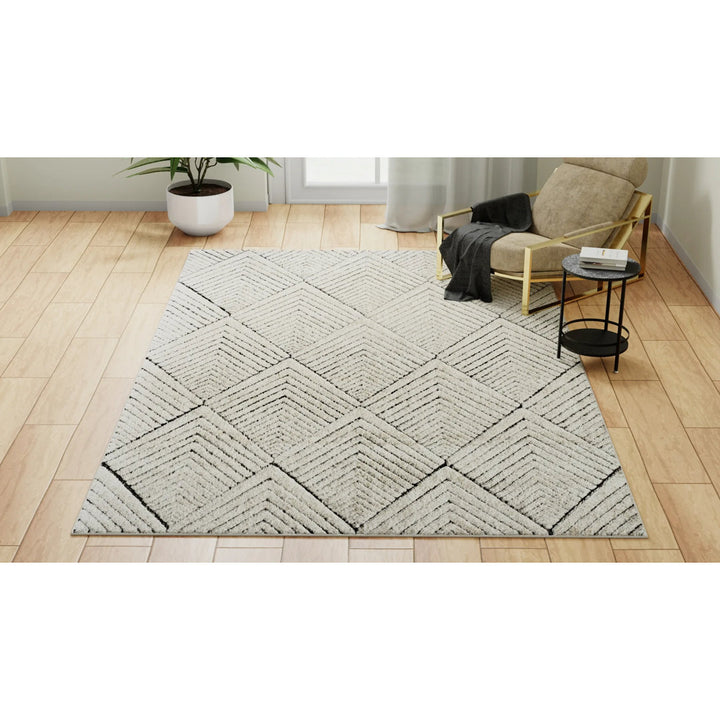 Cadence Contemporary Alabaster Area Rug CosmoLiving by Cosmopolitan Rug Size: Rectangle 9' x 12'
