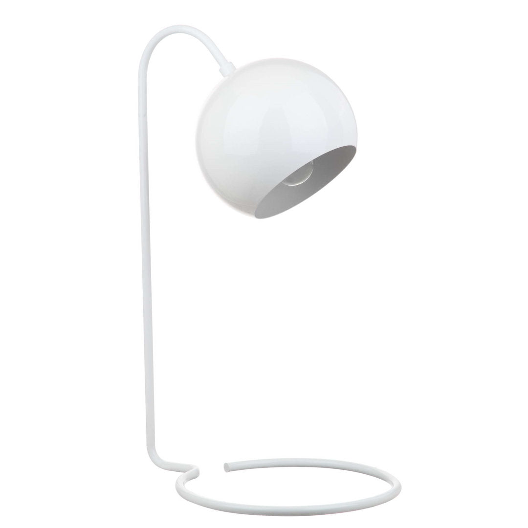 Rehaan 22" Desk Lamp George Oliver Finish: White Wash