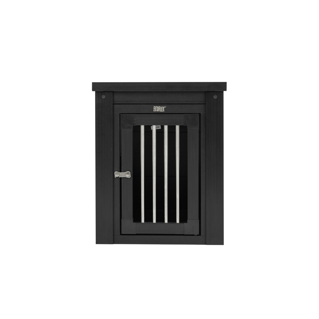 Southwick ECOFLEX® Furniture-Style Dog Crate – End Table Design Archie & Oscar™ Color: Espresso Size: Small (22" H x 18.1" W x 23.6" D)