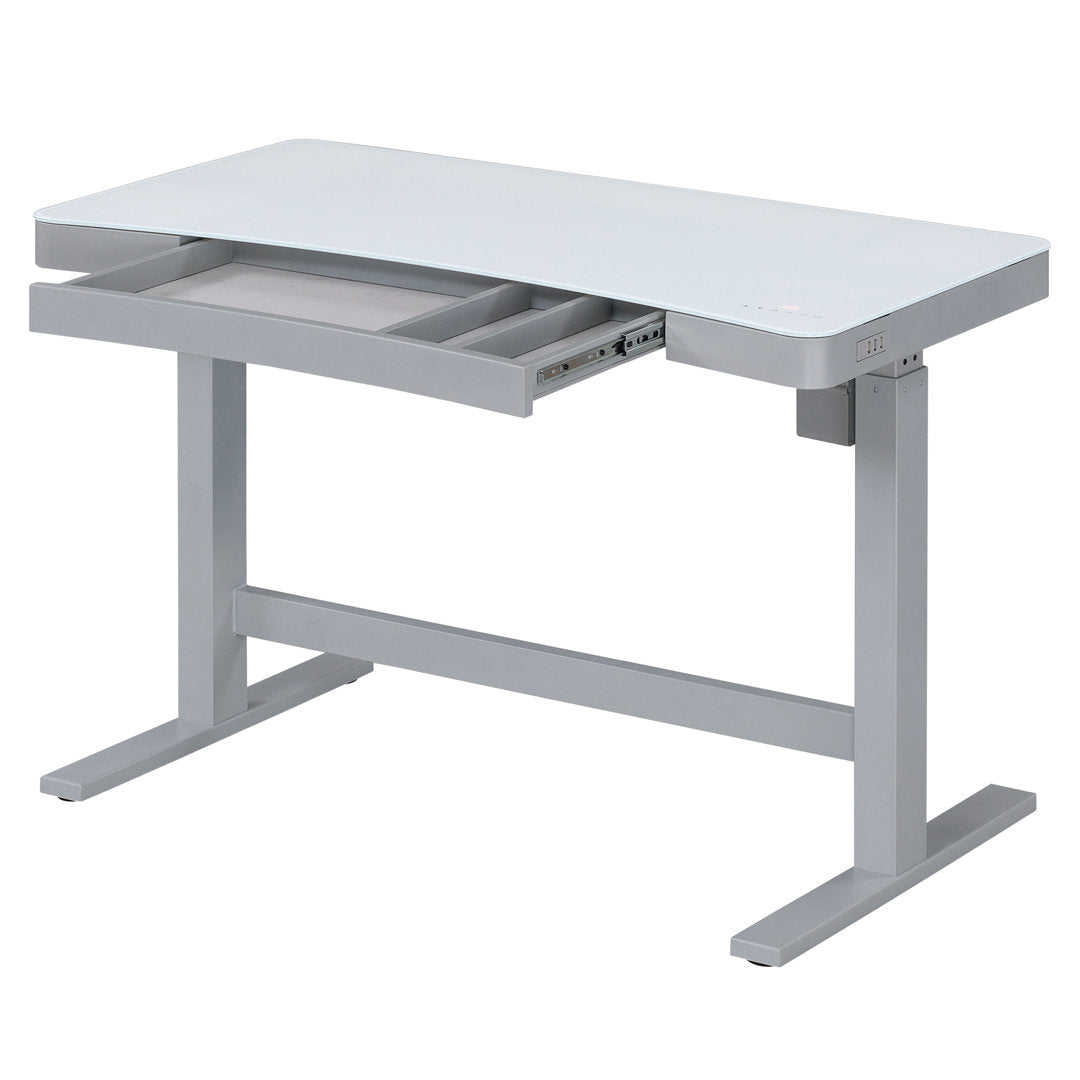 Babin Height Adjustable Standing Desk Upper Square™ Color: Snow
