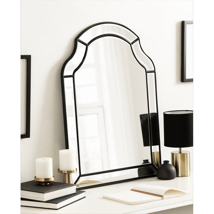 Esmond Ohlone Accent Mirror Willa Arlo™ Interiors Size: 31.5" x 24" Finish: Black
