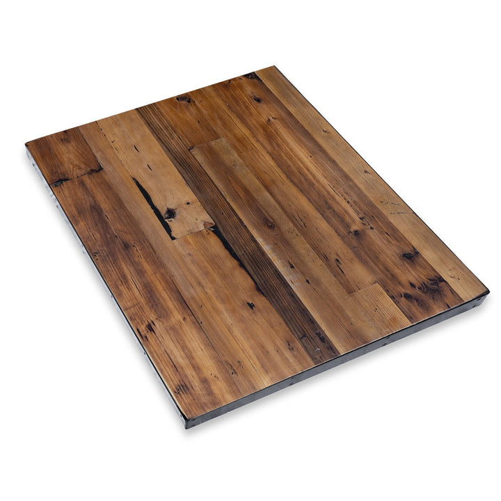 Heirloum Rectangular Metal Edge Table Top Heirloum Size: 1.5" H x 48" L x 30" W