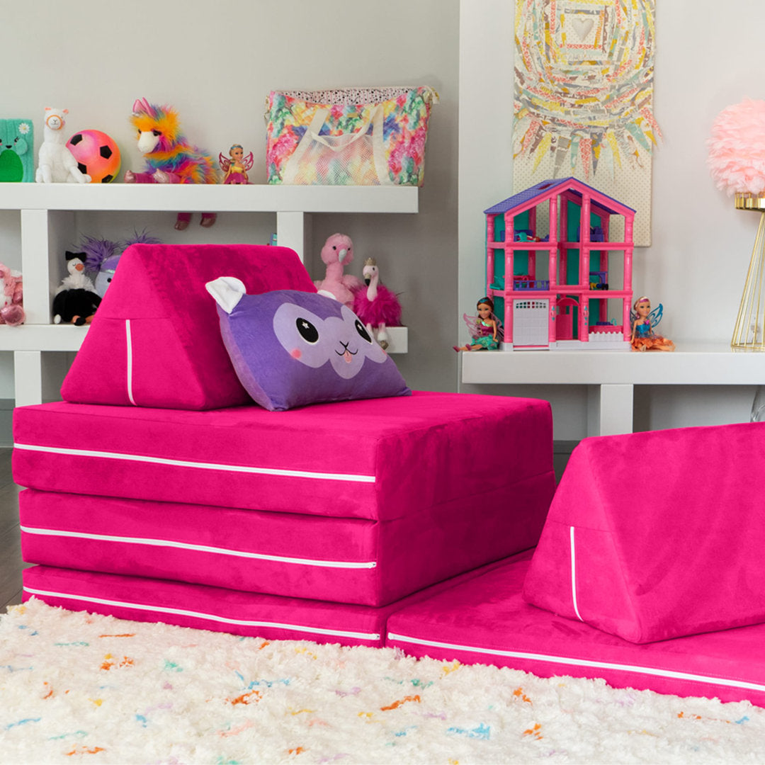 Marrero  Zipline Playscape - Imaginative Furniture Playset for Creative Kids Isabelle & Max™ Color: Fuchsia