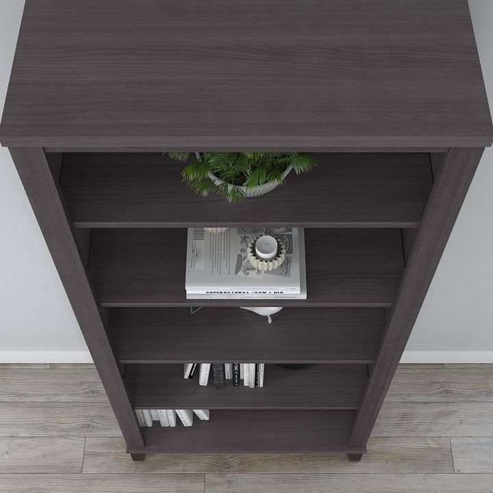 Magomed Bookcase Gracie Oaks Color: Storm Gray