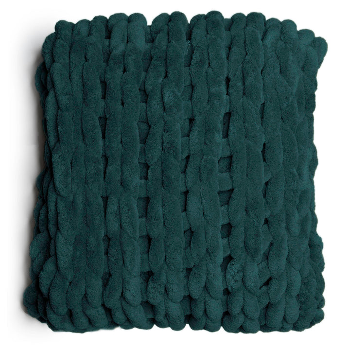 Chenille Knitted Chenille Throw Donna Sharp Color: Peacock