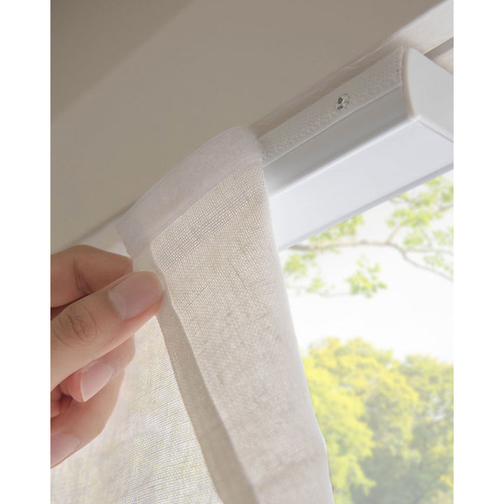 Semi-Sheer White Roman Shade Dakota Fields Blind Size: 48" W x 64" L