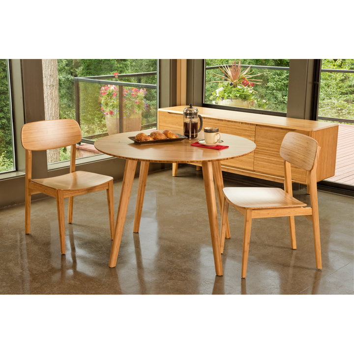 Lacey Solid Wood Side Chair (Set of 2) AllModern Color: Caramelized