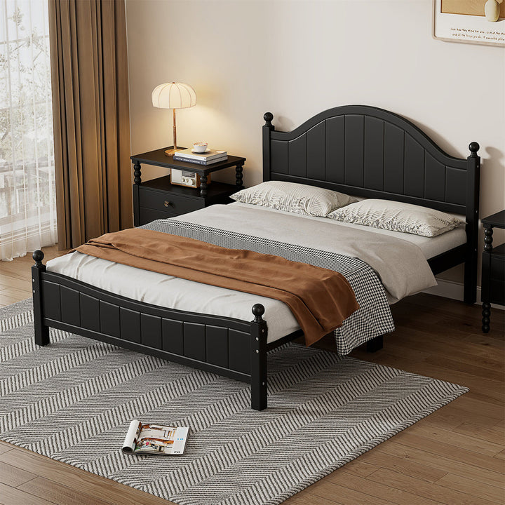 Jaunna Platform Bed Winston Porter Color: Black Size: Queen