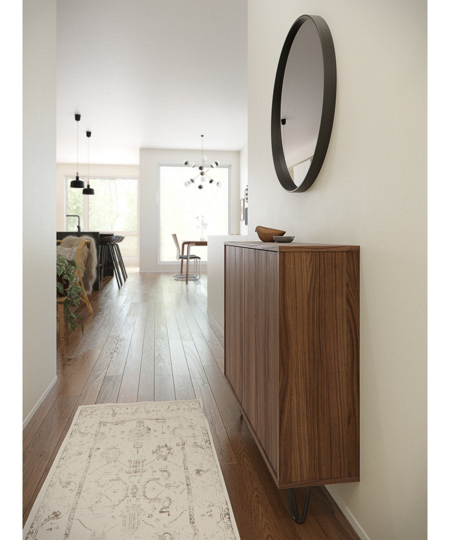 Azerion 2 - Door Accent Cabinet Wade Logan® Color: Walnut