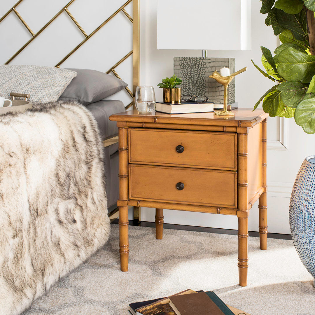 Monserrat 2 - Drawer Nightstand Willa Arlo™ Interiors Color: Brown