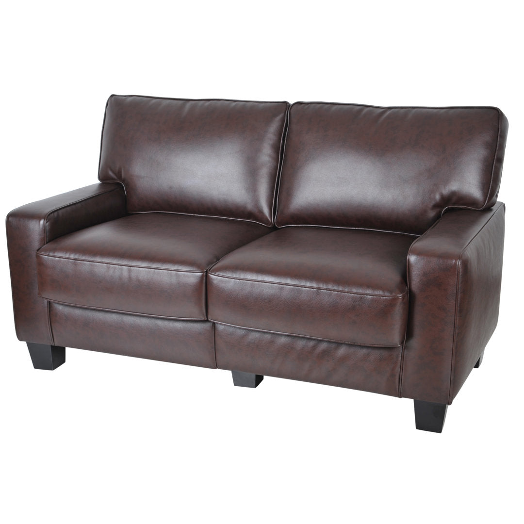 Serta Palisades Upholstered Tool-Free Assembly Straight Arm 61" Sofa for Living Room Serta