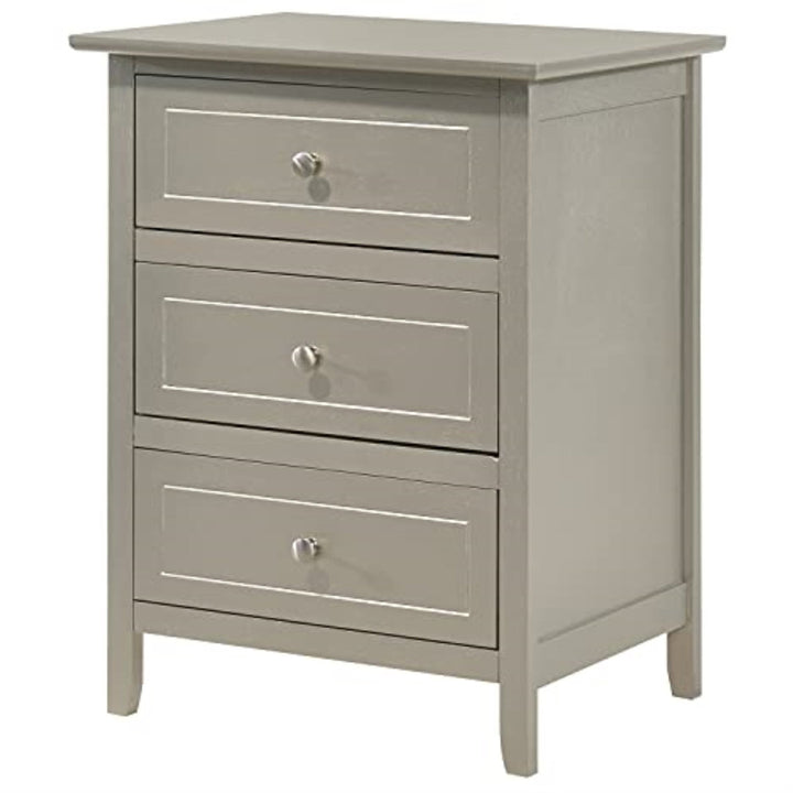 Emjay 3 - Drawer Nightstand Glory Furniture Color: Champagne