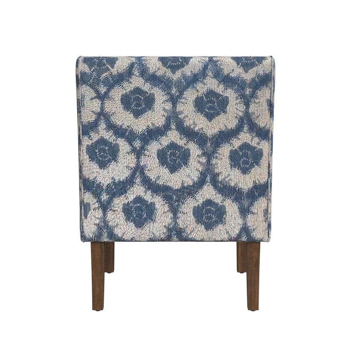 Adona Accent Chair Mistana™ Fabric: Blue Ikat Print 100% Polyester