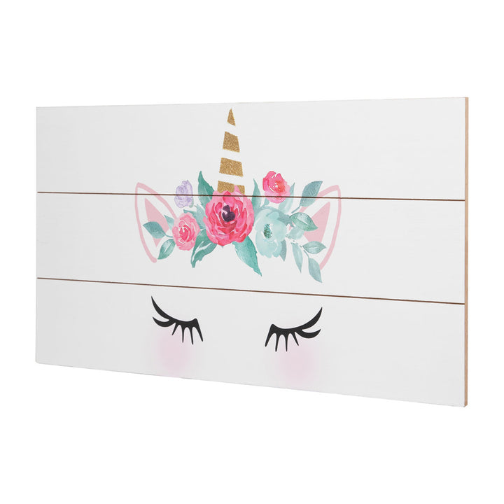 Delreal Unicorn Plank 3D Wall Décor Zoomie Kids