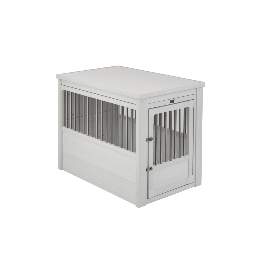 Southwick ECOFLEX® Furniture-Style Dog Crate – End Table Design Archie & Oscar™ Color: Antique White Size: Large (28" H x 24" W x 35.4" D)