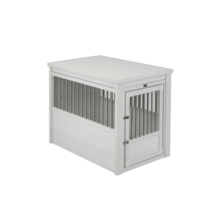 Southwick ECOFLEX® Furniture-Style Dog Crate – End Table Design Archie & Oscar™ Color: Antique White Size: Large (28" H x 24" W x 35.4" D)
