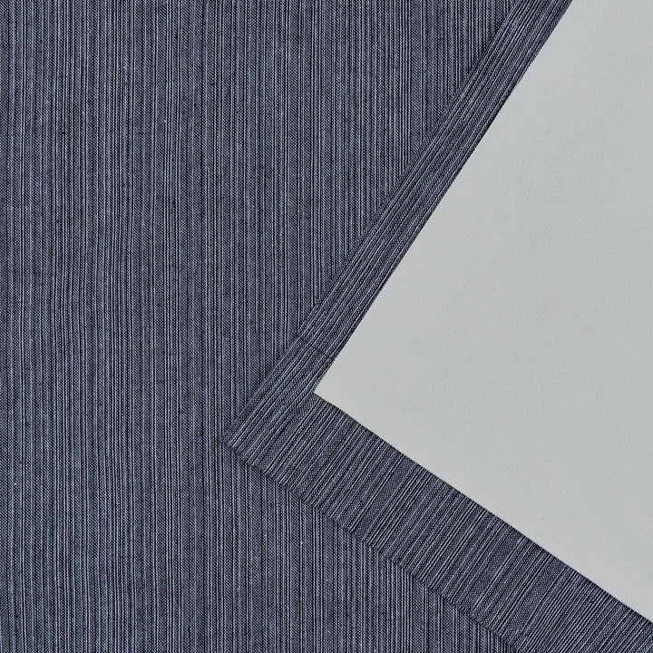 Lauren Ralph Lauren Sallie Blackout Heavy Cotton/Linen Blend with Lining Back Tab/Rod Pocket Curtain Lauren Ralph Lauren Curtain Color: Blue Size per Panel: 54" x 63"