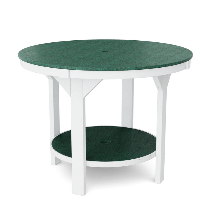 Heritage 48" Pub Table Wildridge Color: Turf Green/White