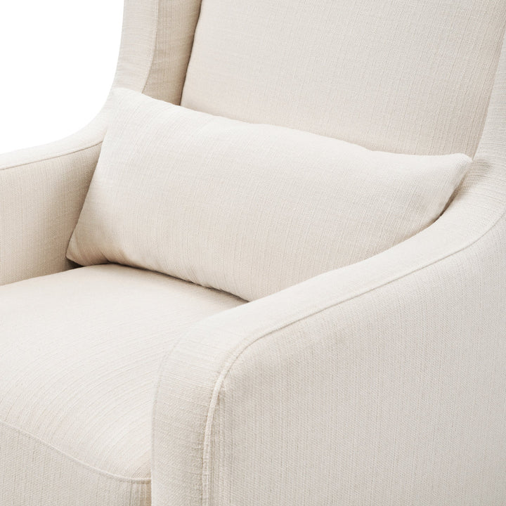 Adrian Swivel Glider and Ottoman Carter's by DaVinci Upholstery Color: Performance Cream