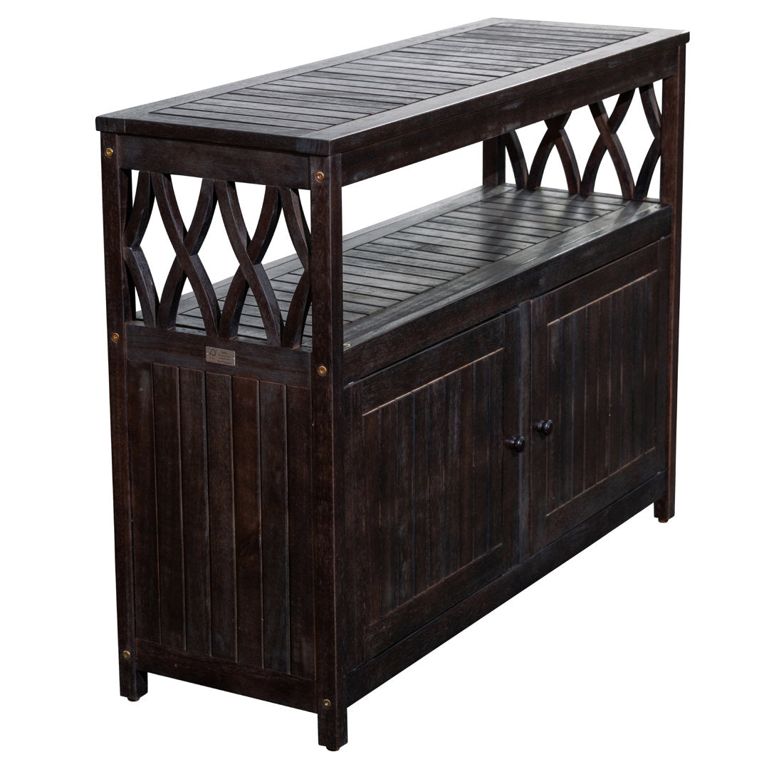 Buecker Wooden Buffet and Console Table Highland Dunes Color: Espresso