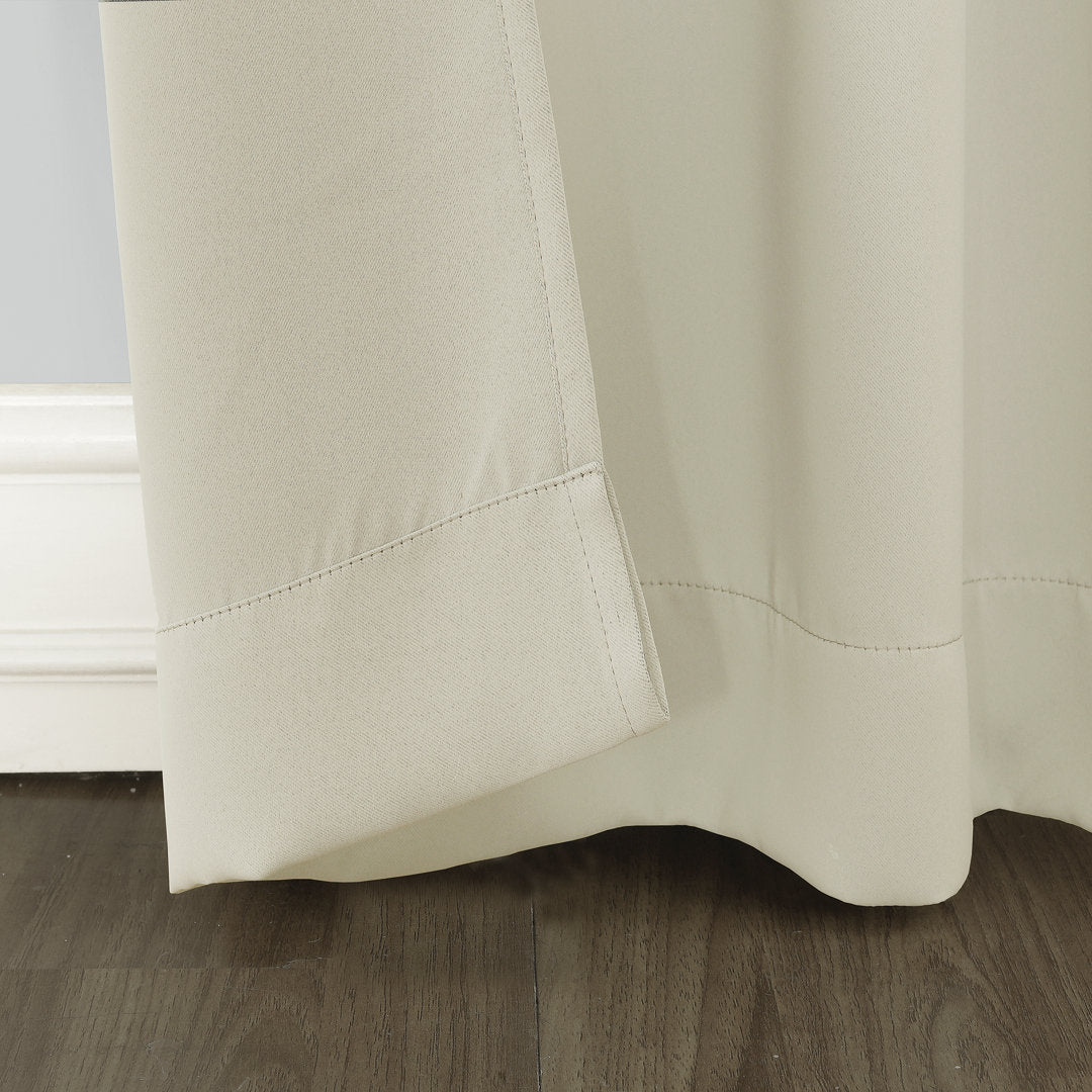 Wayfair Basics Thermal Blackout Grommet Sliding Patio Door Curtain Panel Wayfair Basics® Curtain Color: Pearl