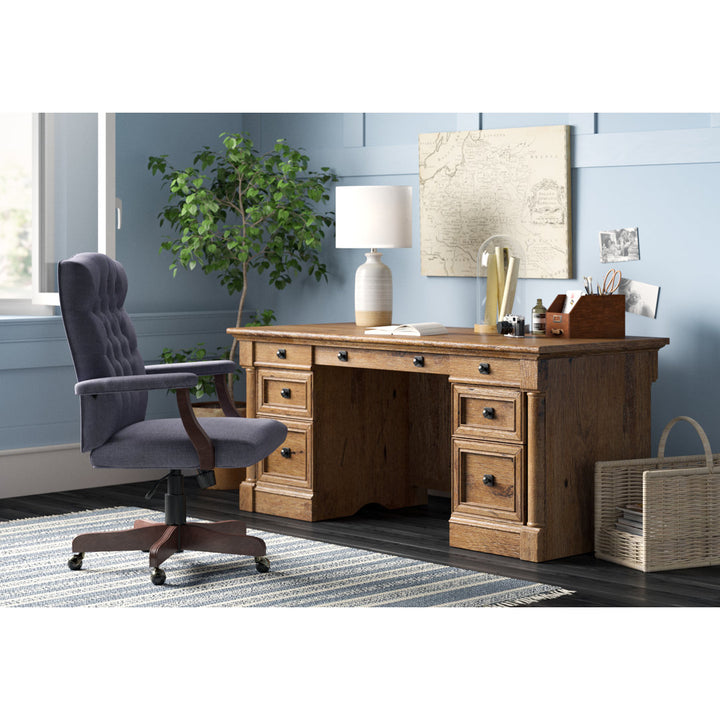 Mayson Executive Chair Three Posts™ Upholstery Color: Blue