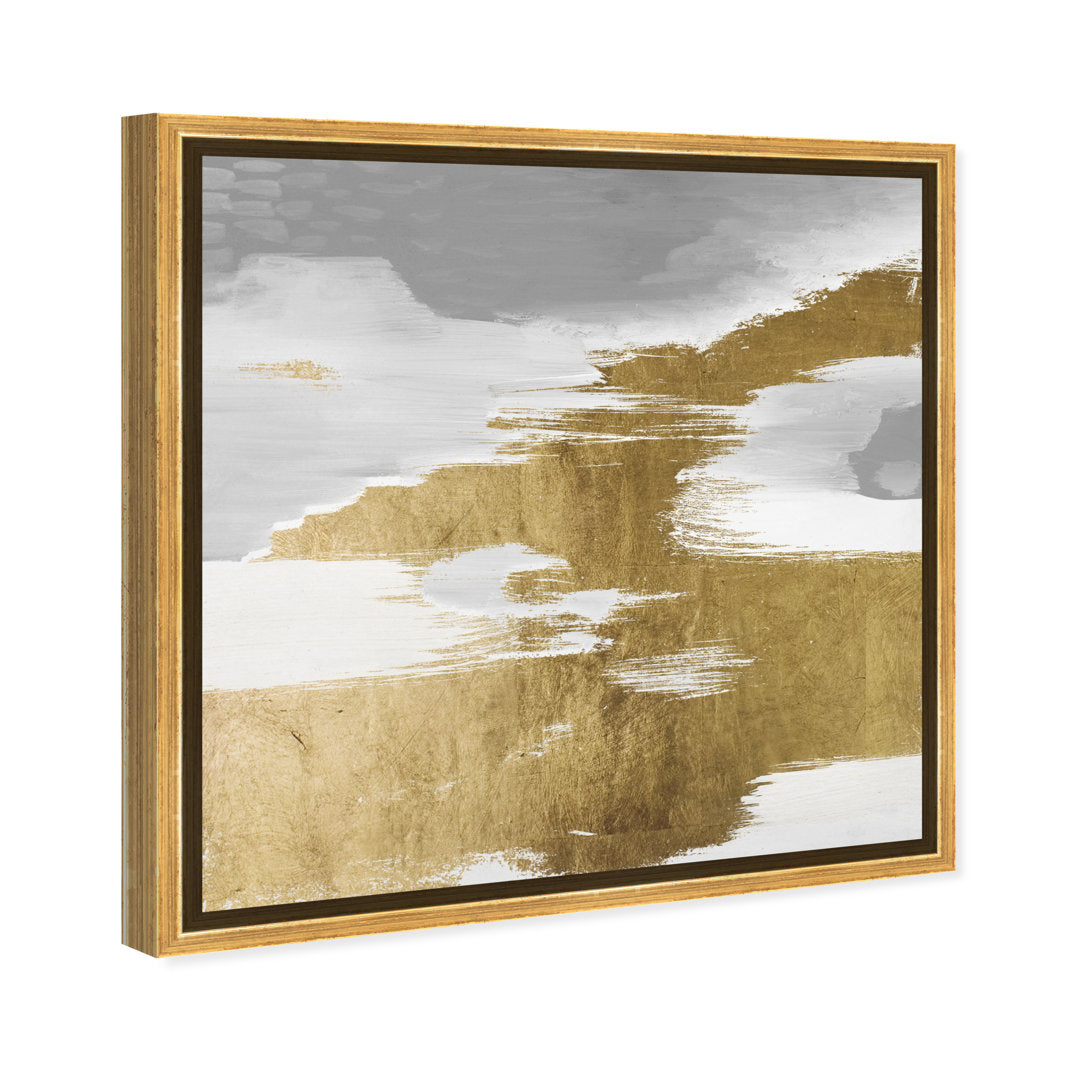 Gold Heaven - Painting on Canvas Oliver Gal Prints Size: 20" H x 20" W Format: Gold Floater Framed