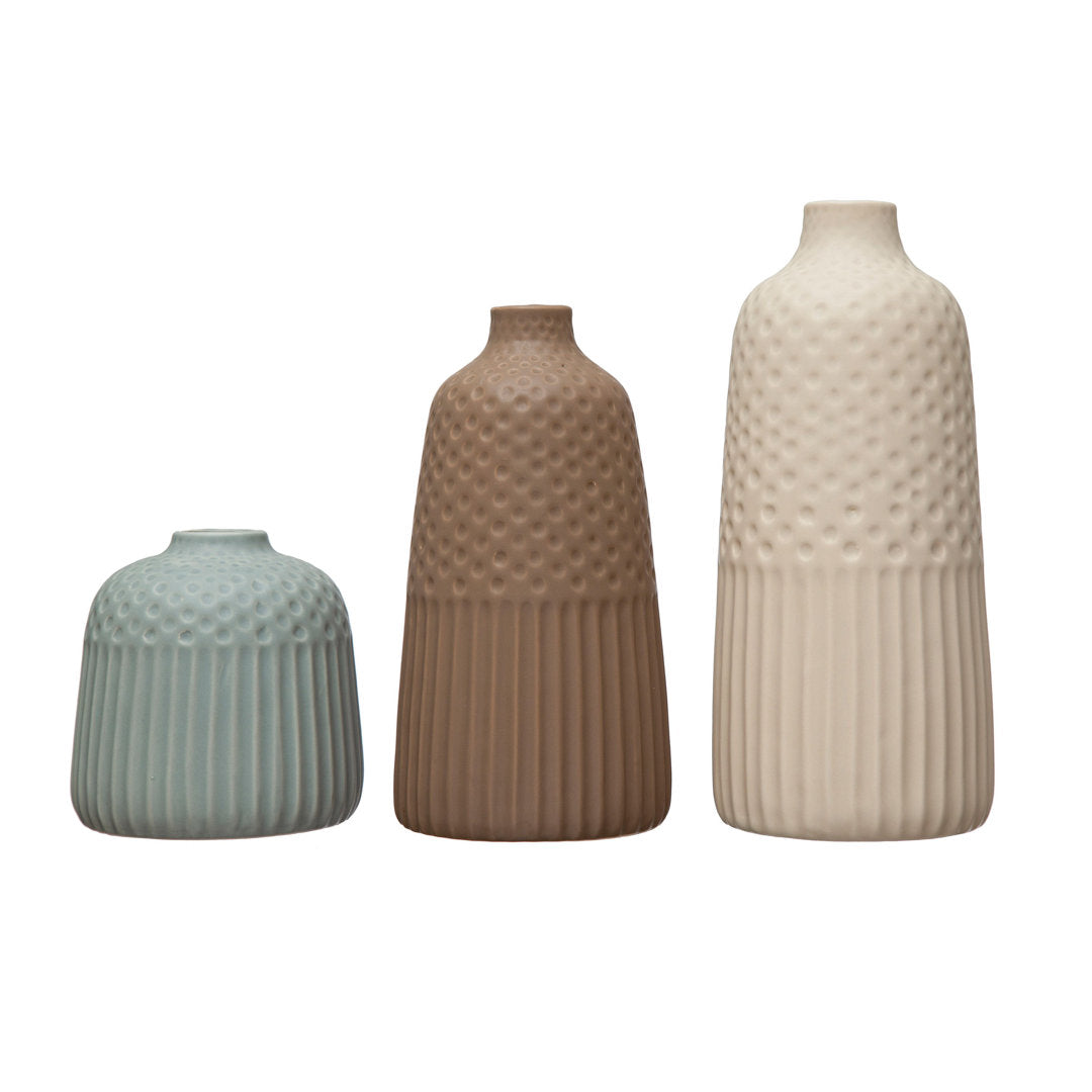 Mamady Various Stoneware Vases with Matte Glaze Bungalow Rose