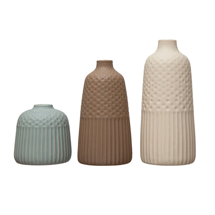 Mamady Various Stoneware Vases with Matte Glaze Bungalow Rose
