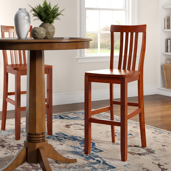 Diamondback Counter and Bar Stool (Set of 2) Three Posts™ Color: Classic Cherry Seat Height: Counter Stool (24" Seat Height)