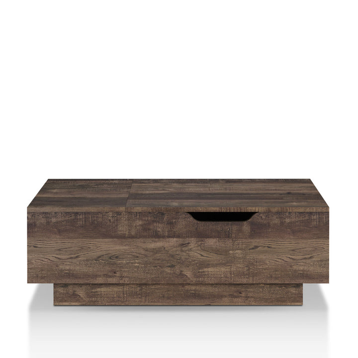 Kianna Lift Top Block Coffee Table with Storage Steelside™ Color: Reclaimed oak