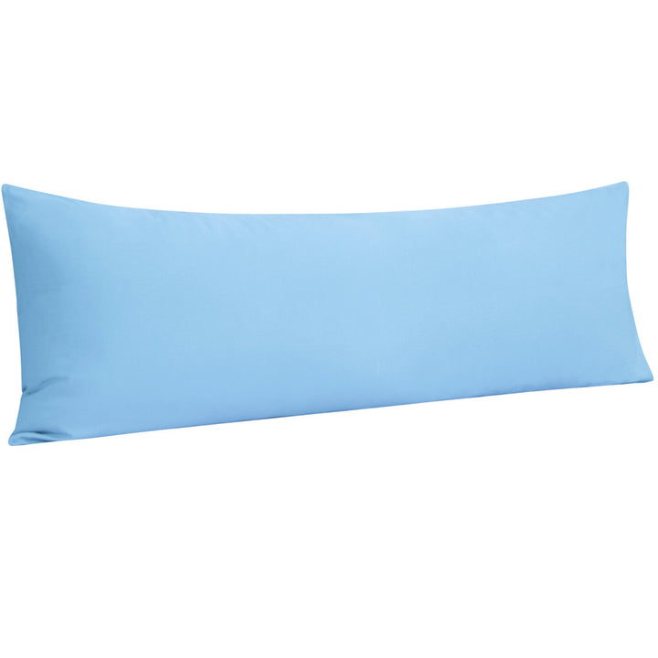 Body Pillow Cover, 1800 Brushed Microfiber Body Pillowcase with Envelope Closure - 20x54 Inches - NTBAY NTBAY Color: Sky Blue