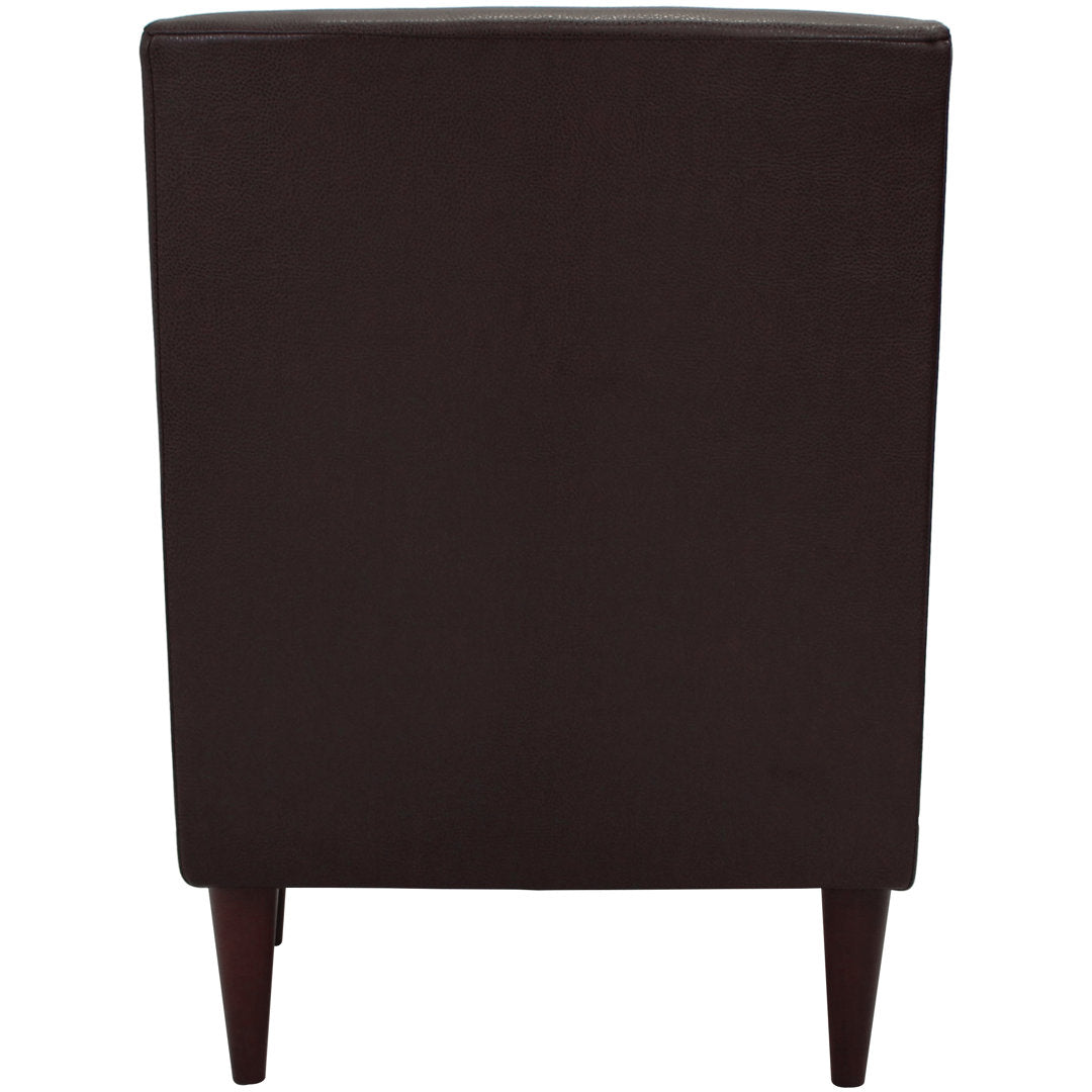 Donham Wide Armchair Zipcode Design™ Upholstery Color: Walnut