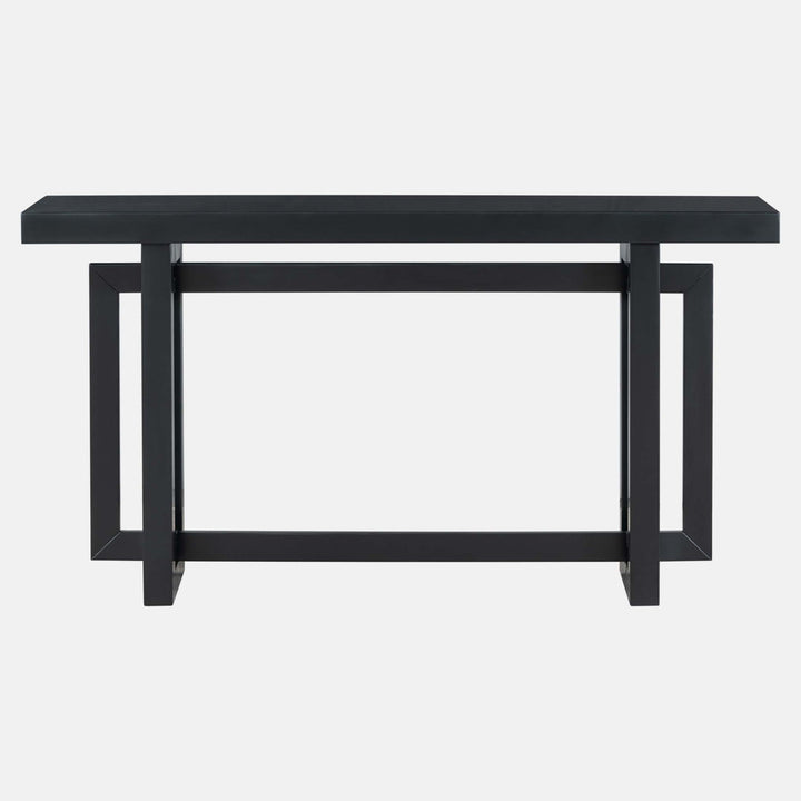 Thedrick 59" Extra Long Entryway Table Console Table 17 Stories Color: Black