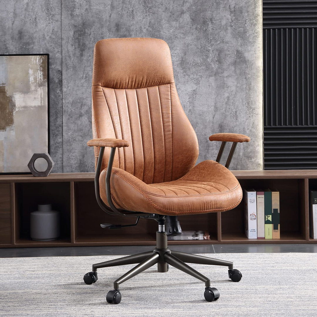 Executive Chair Inbox Zero Upholstery Color: Camel