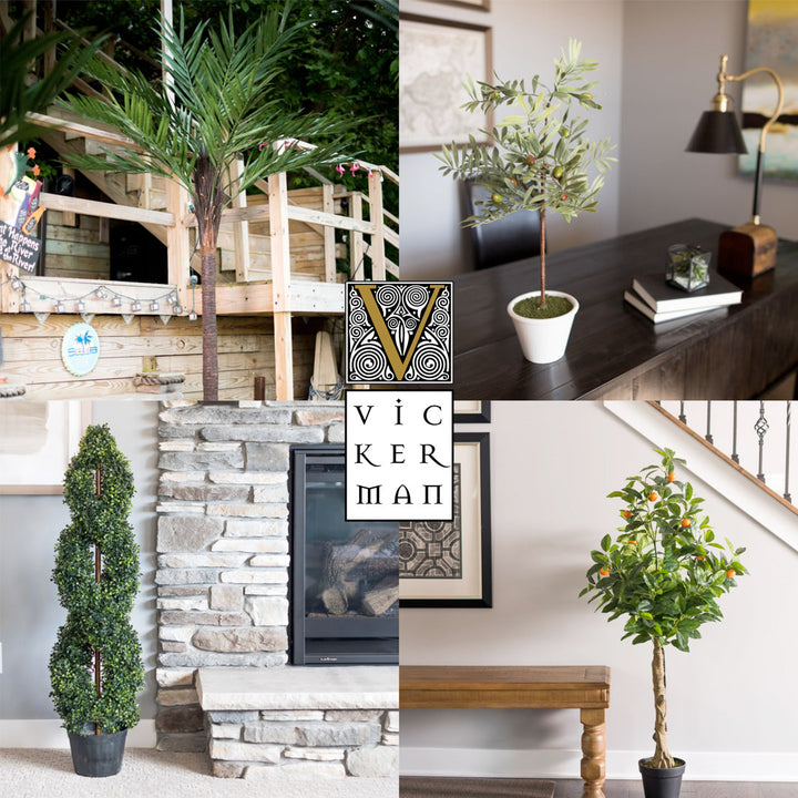 Artificial Oak Tree in Pot Ebern Designs