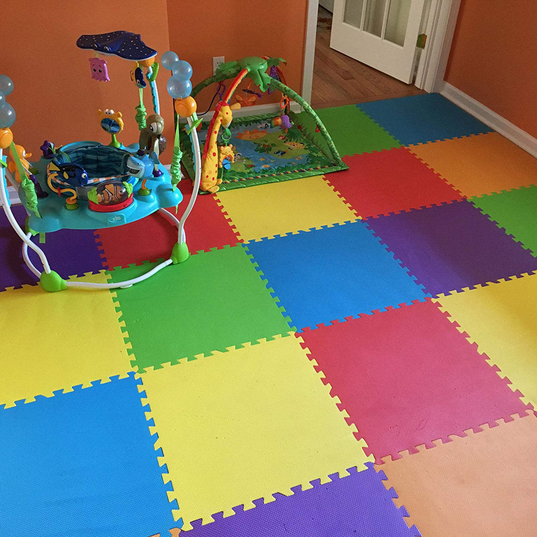 FlooringInc Interlocking Foam Playmat (24 Tiles) (Set of 24) FlooringInc