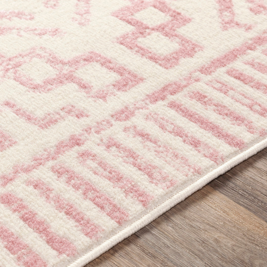Aurelia Oriental Pale Pink/Cream Rug Langley Street® Rug Size: Rectangle 8'10" x 12'